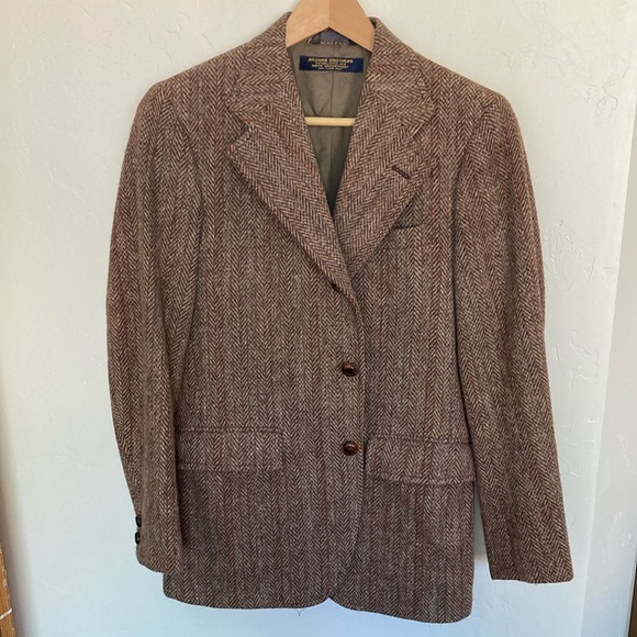 VTG 1980s tweed Brooks Bros blazer - Picture 5 of 7